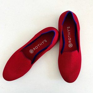 Rothy's The Loafer Red Women's Size 9 Shoes Flats EXCELLENT CONDITION
